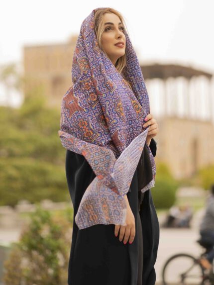 شال نخ ابریشم S285