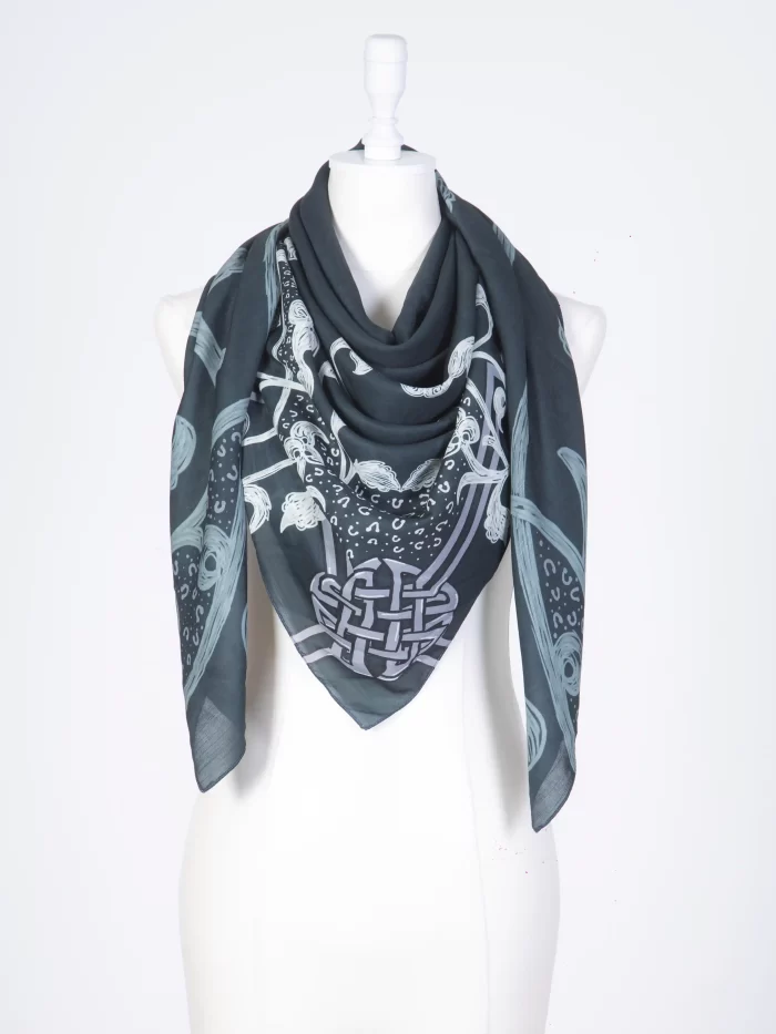 Cotton scarf outlet R523 scaled
