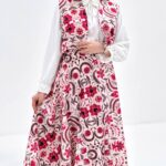 جلیقه و دامن وستای | کد 673