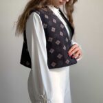 جلیقه کرپ وستای | کد 452