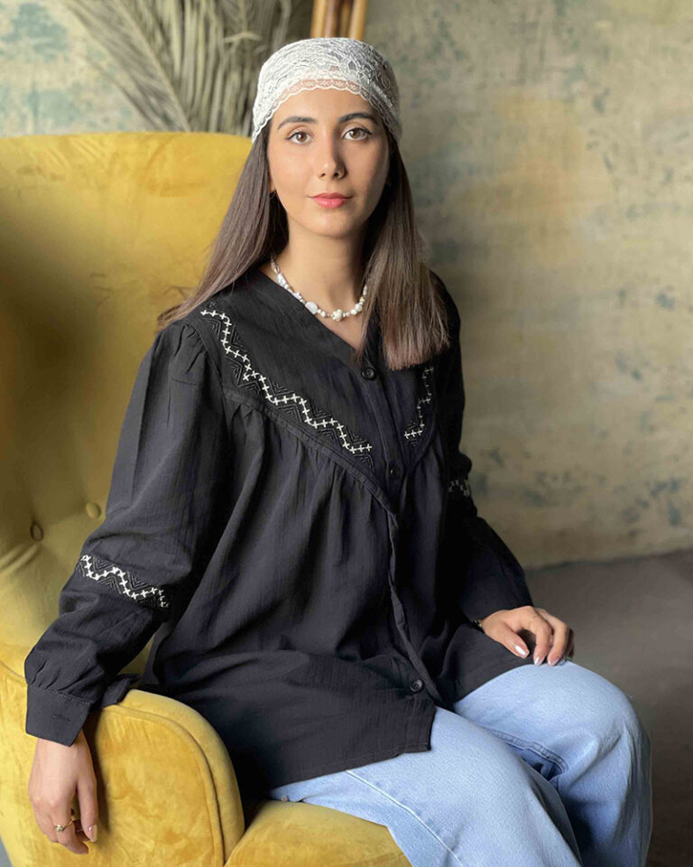 شومیز آیین مشکی