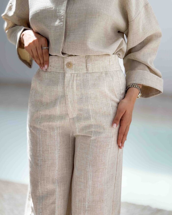 شلوار لینن لمه 1 scaled