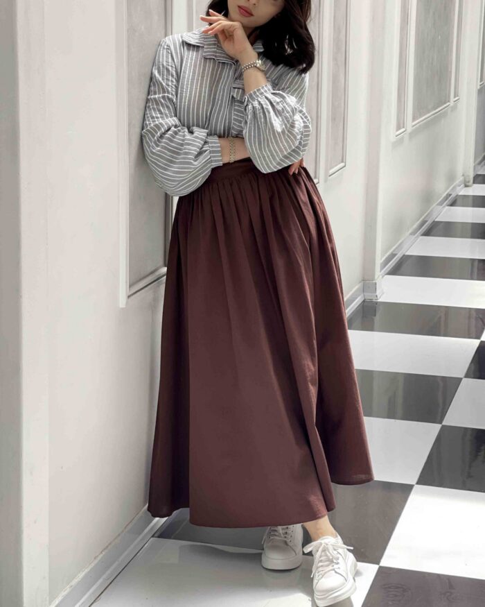 شومیز راه طوسی وستای | کد R002 - Image 3