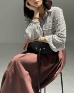 شومیز راه طوسی وستای | کد R002 - Image 2