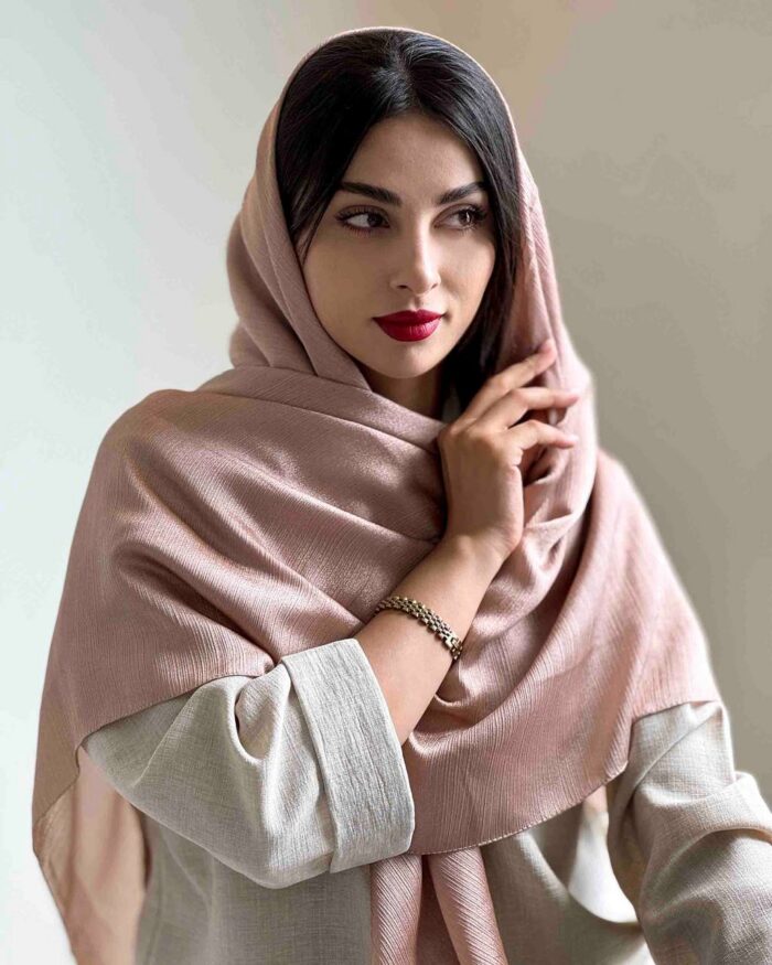 Champagne Crystal Shine Scarf