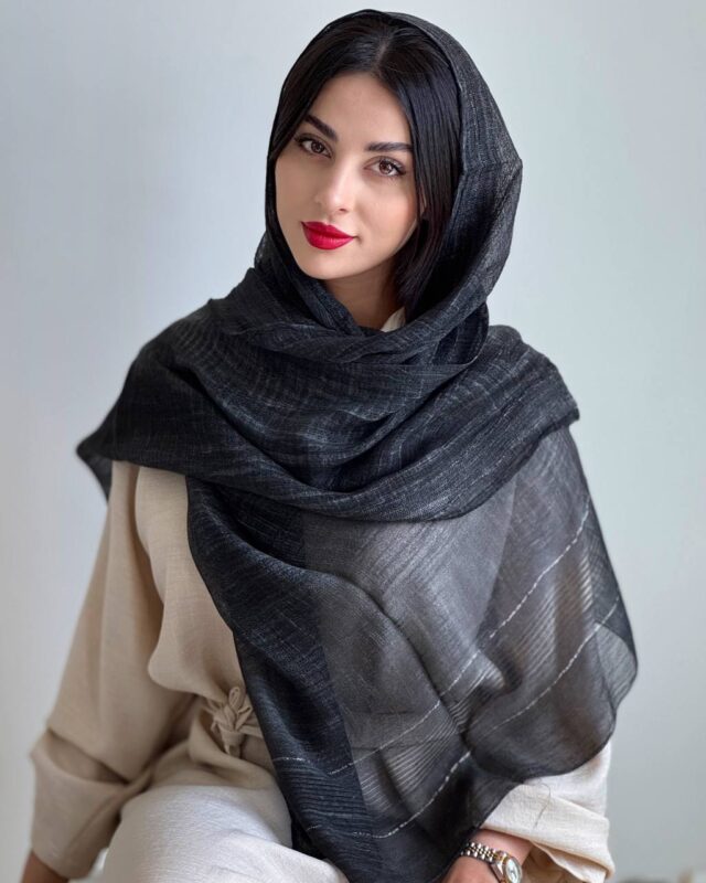 Dark Charcoal Elora Shawl