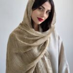 شال الورا کرمی طلایی