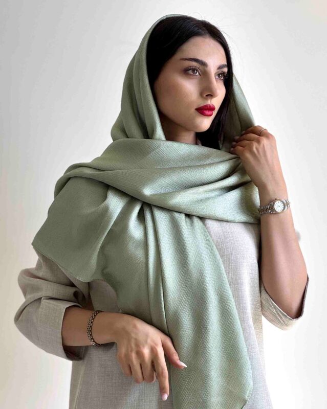 Green Crystal Shine Scarf