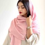روسری کریستال شاین صورتی