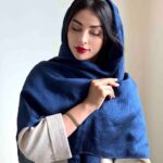 روسری کریستال شاین سرمه ای