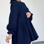 مانتو عروسکی سایان سرمه ای