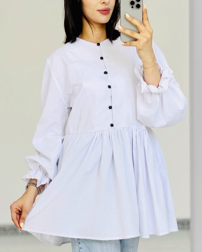 مانتو عروسکی سایان سفید 2 scaled