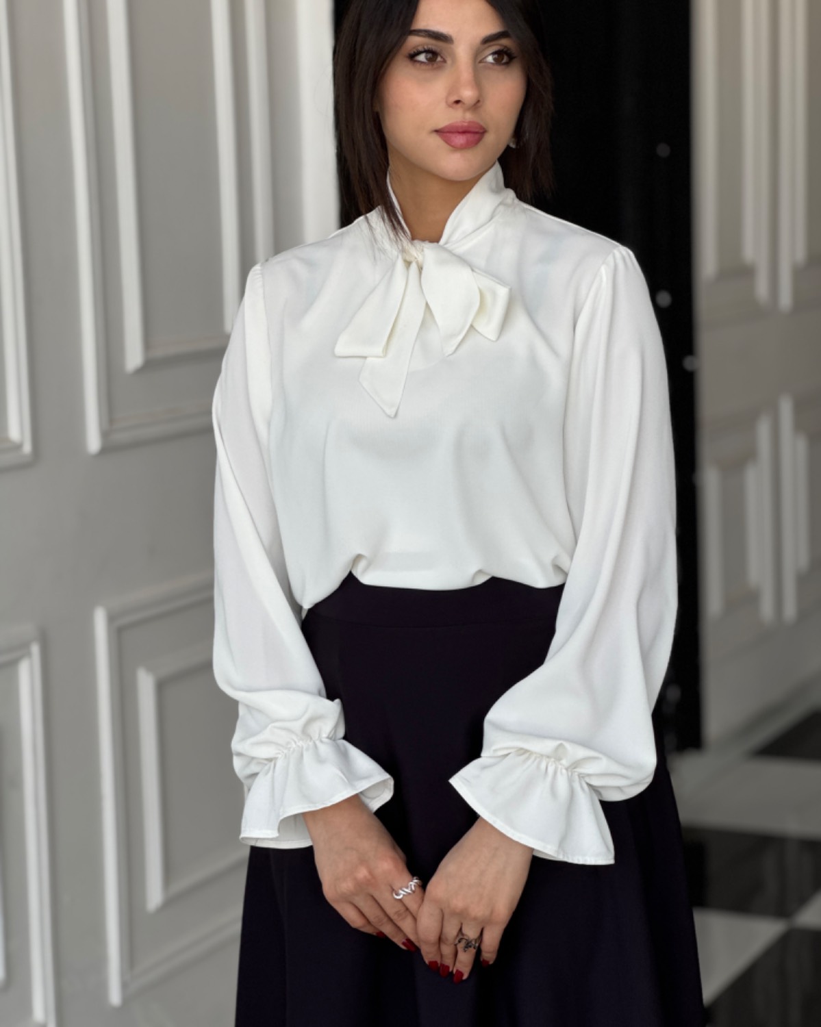 IMG_5872 شومیز پاپیون - Image 1