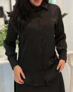 شومیز بیسیک مشکی - Image 2
