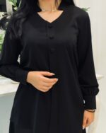 شومیز سه دکمه مشکی