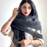 روسری رز رنگ ذغالی