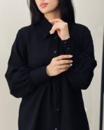 شومیز پونژه رنگ مشکی