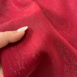 روسری کرشه لمه قرمز