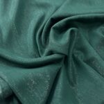 روسری کرشه لمه سبز زمردی