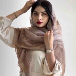 روسری پیچک رنگ موکا