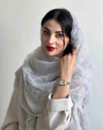 روسری پیچک رنگ استخوانی - Image 2