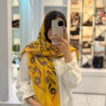 روسری حریر لمه کد R508