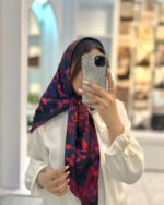 روسری کلاسیک ابریشم کد 647